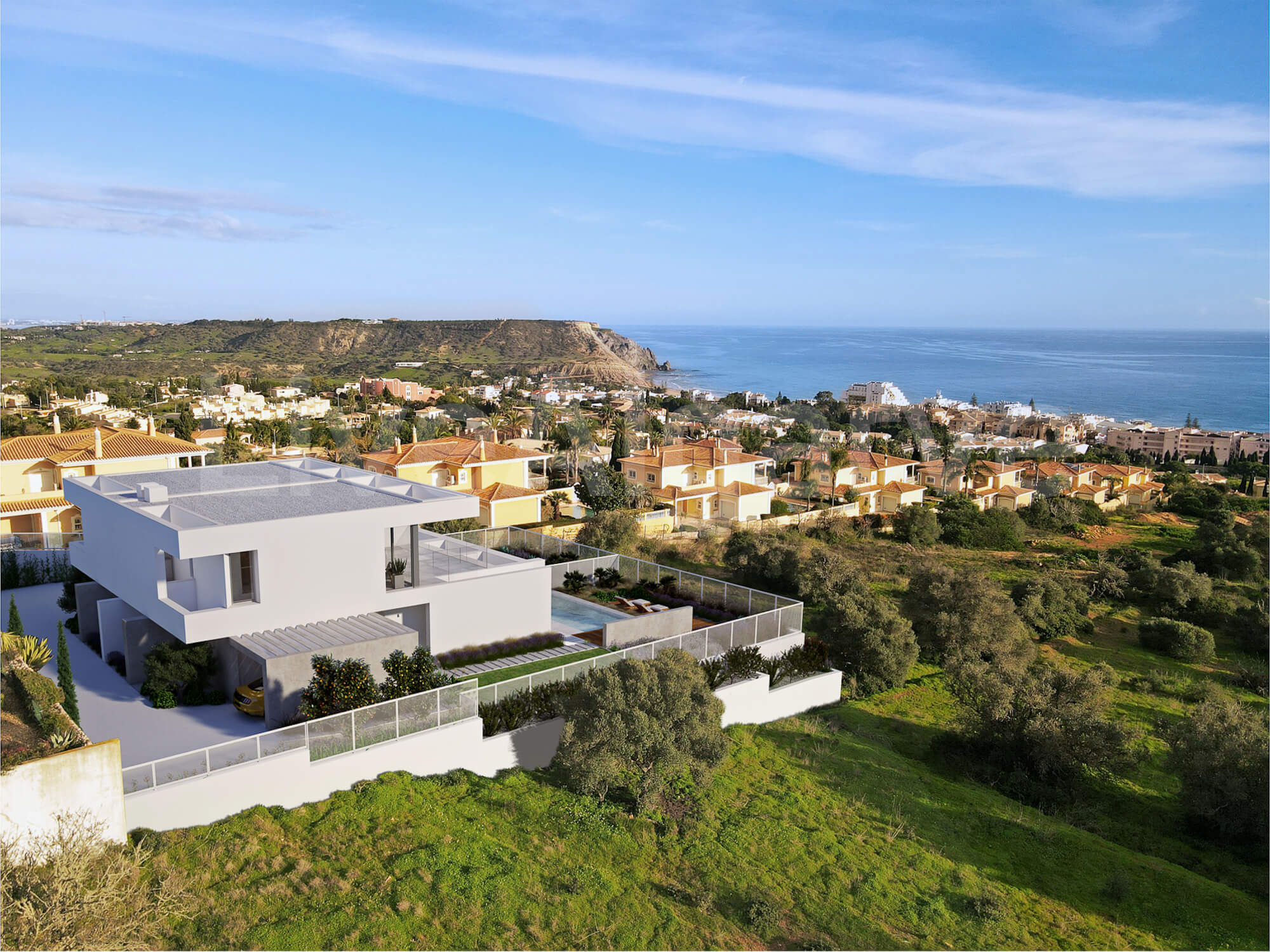 LUXE | MAISONS NEUVES ULTRAMODERNES JUMELLES T3 à MONTE LEMOS, PRAIA DA LUZ, à VENDRE – LAGOS