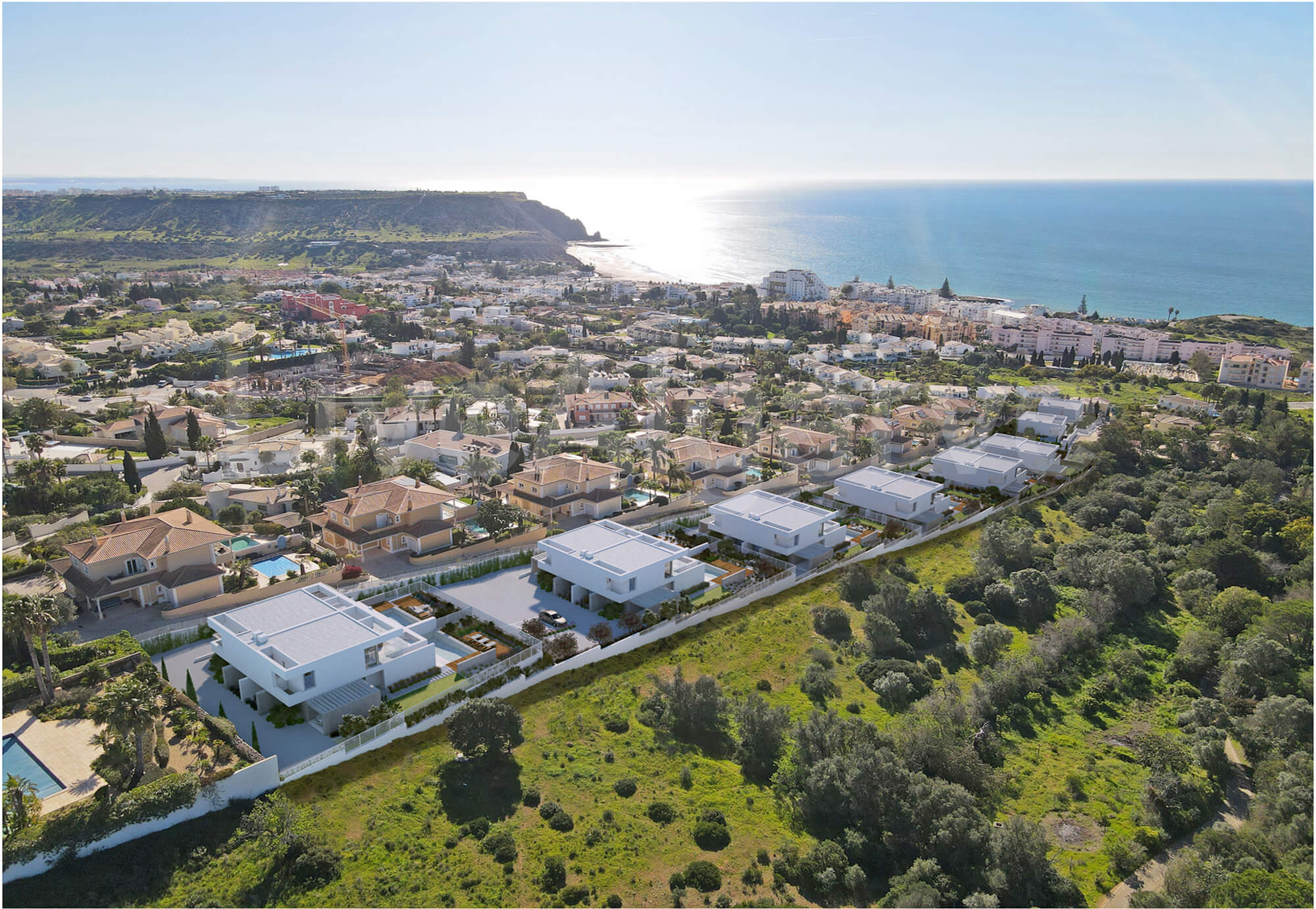 LUXE | MAISONS NEUVES ULTRAMODERNES JUMELLES T3 à MONTE LEMOS, PRAIA DA LUZ, à VENDRE – LAGOS
