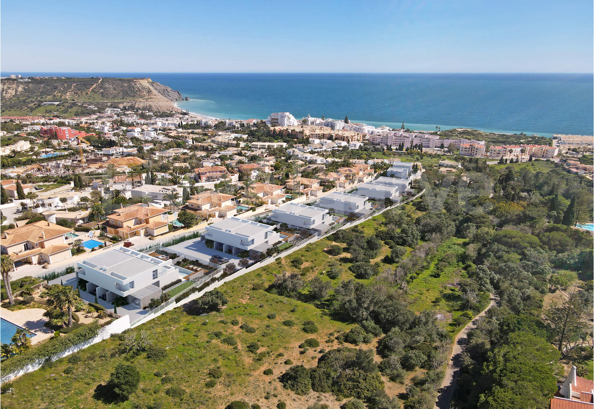 LUXE | MAISONS NEUVES ULTRAMODERNES JUMELLES T3 à MONTE LEMOS, PRAIA DA LUZ, à VENDRE – LAGOS