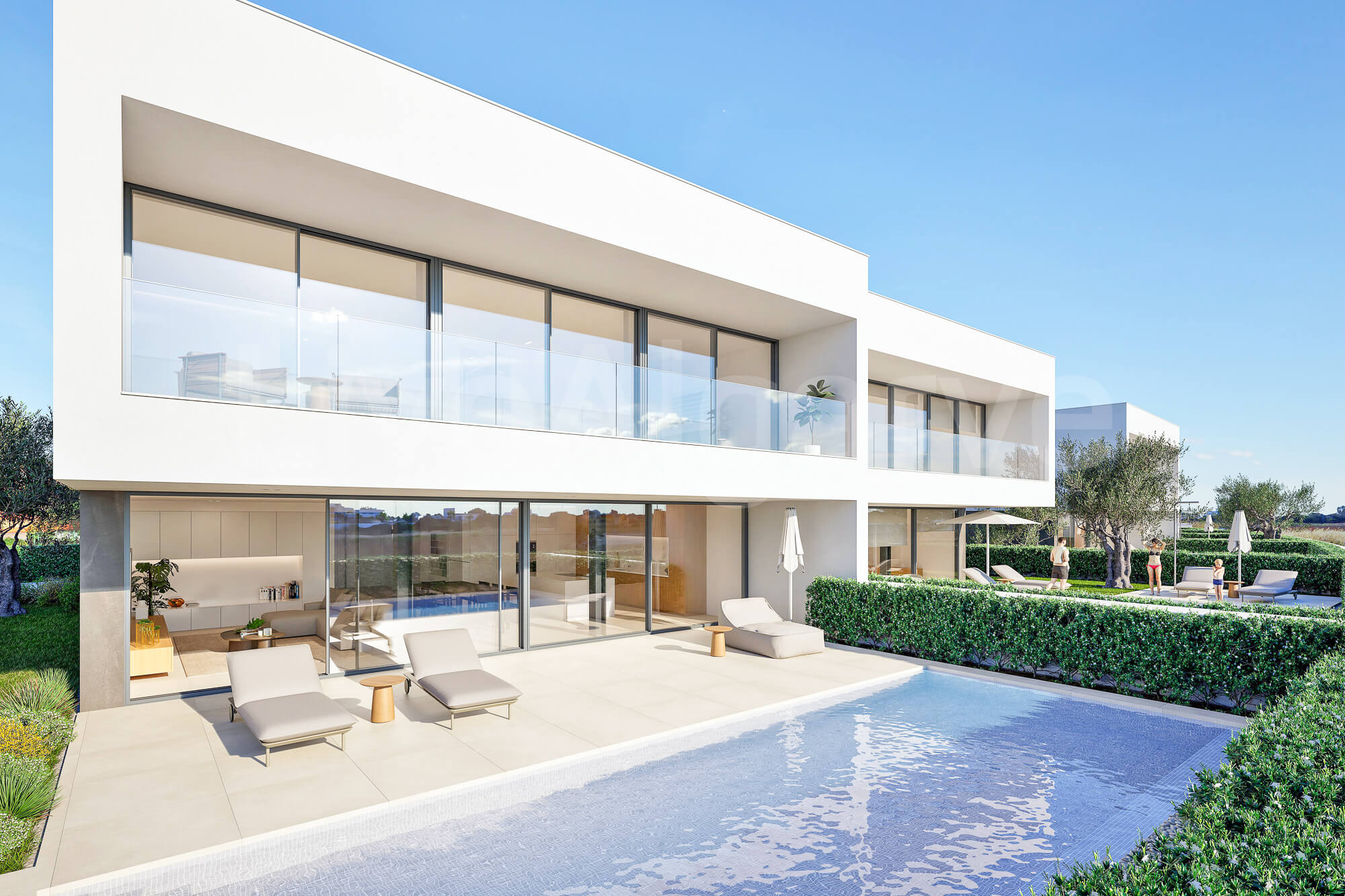VUE SUR LA MER - NOUVELLE MAISON JUMELéE DE LUXE T4 à VENDRE PRèS DE PONTA DE PIEDADE- LAGOS