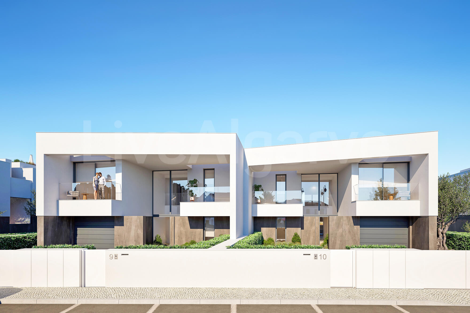 VUE SUR LA MER - NOUVELLE MAISON JUMELéE DE LUXE T4 à VENDRE PRèS DE PONTA DE PIEDADE- LAGOS